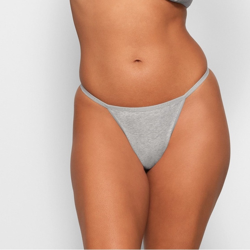 SKIMS Gray Thong